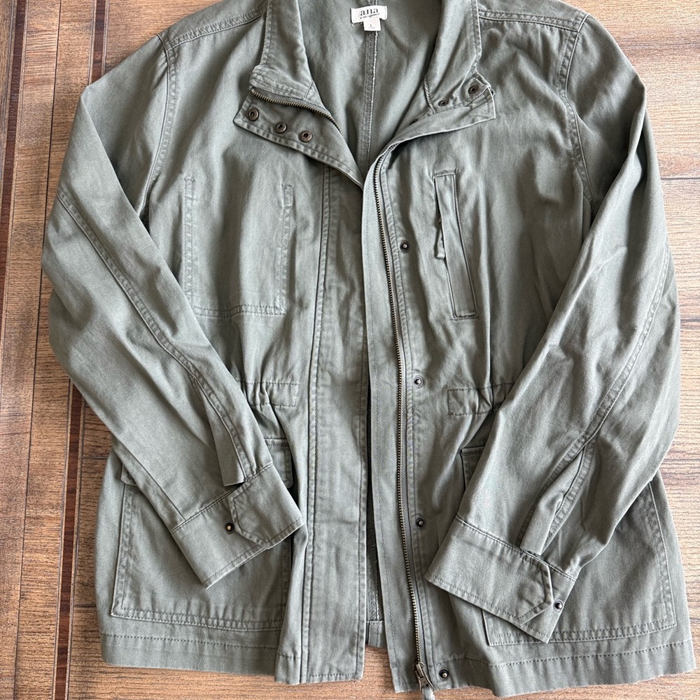 a.n.a Olive Utility Jacket for Women